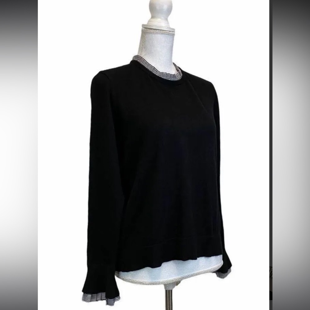 Black Mock Neck Sweater